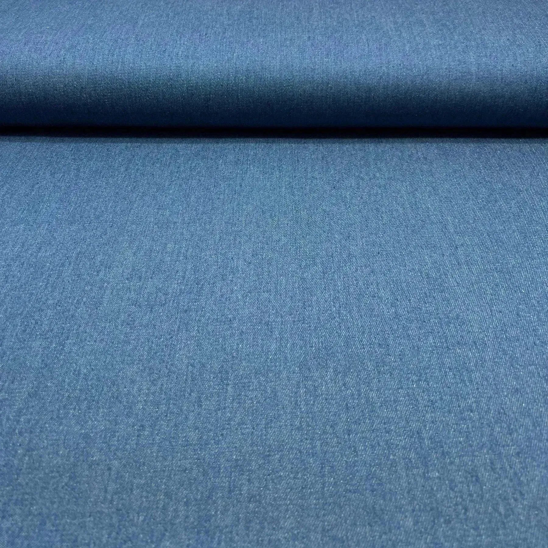 Tissu jeans de coton bleu clair