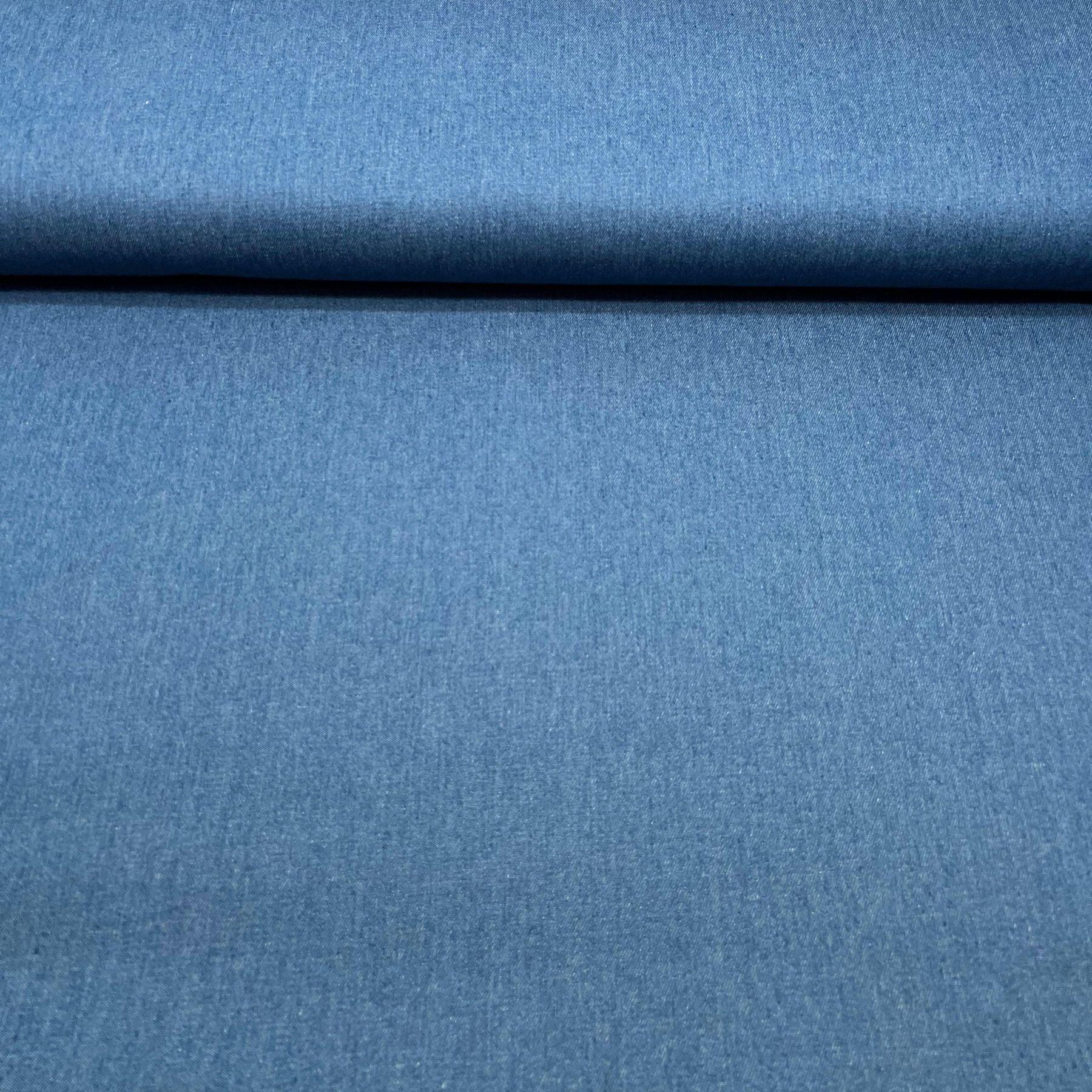 Tissu jeans de coton bleu clair