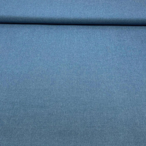 Tissu jeans de coton fin bleu clair