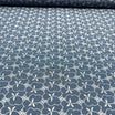 Tissu Jeans Fin Imprimé Broderie Anglaise