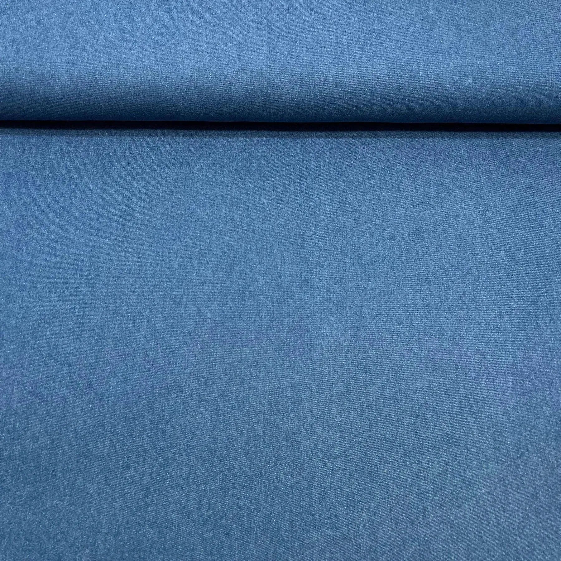 Tissu jeans stretch bleu clair