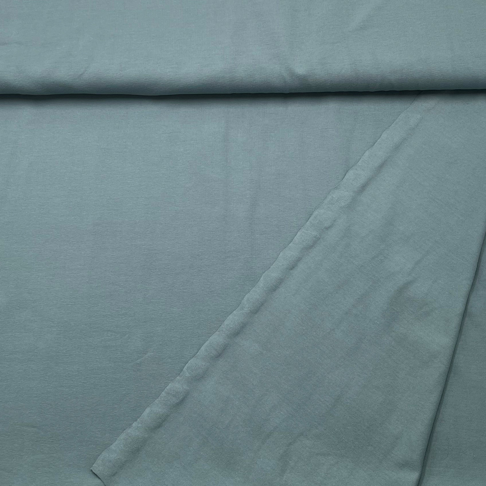 Tissu Jersey Coton Bleu Moyen