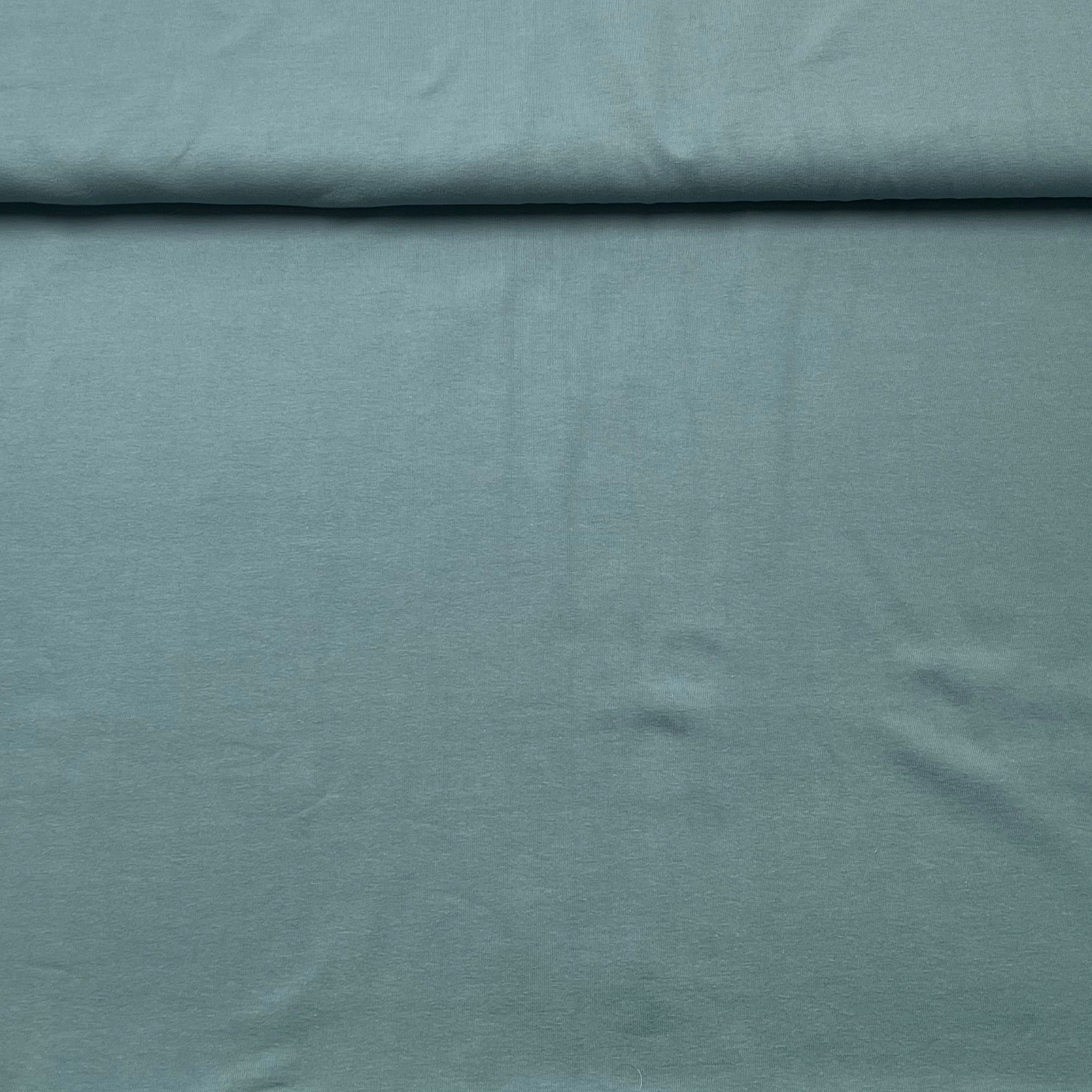 Tissu Jersey Coton Bleu Moyen