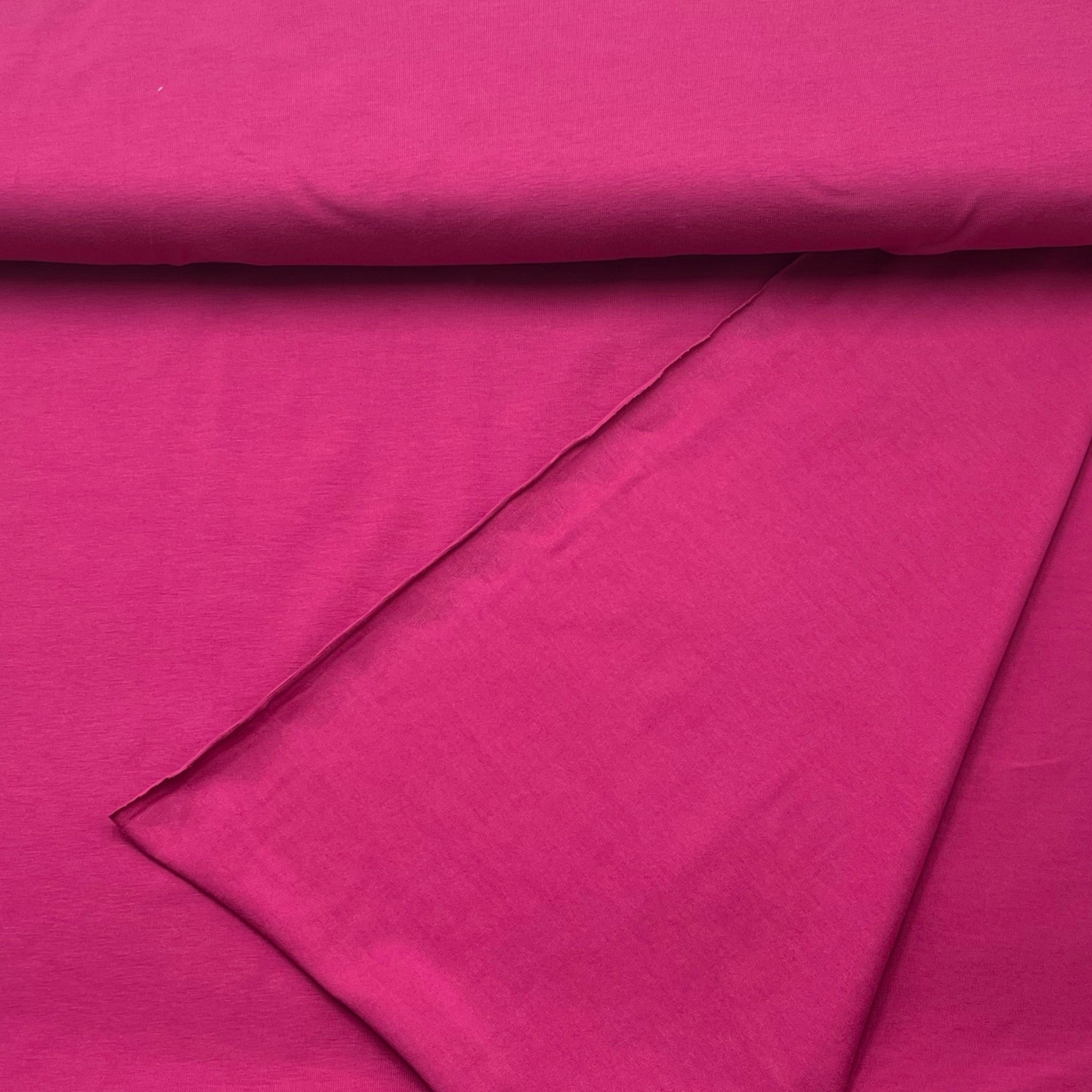 Tissu Jersey Coton Fuchsia