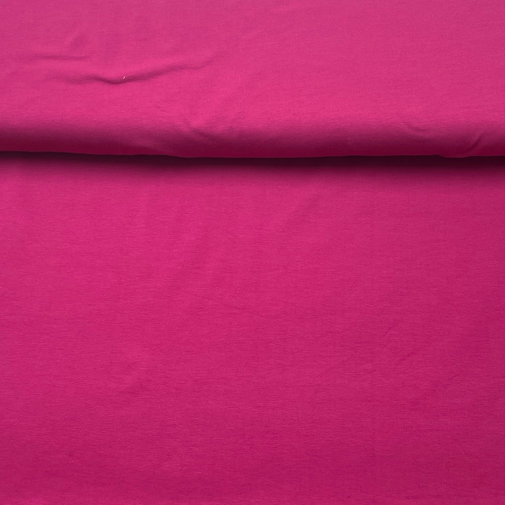 Tissu Jersey Coton Fuchsia