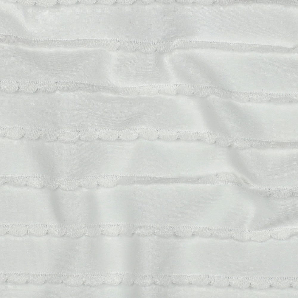 Tissu Jersey de Coton à relief