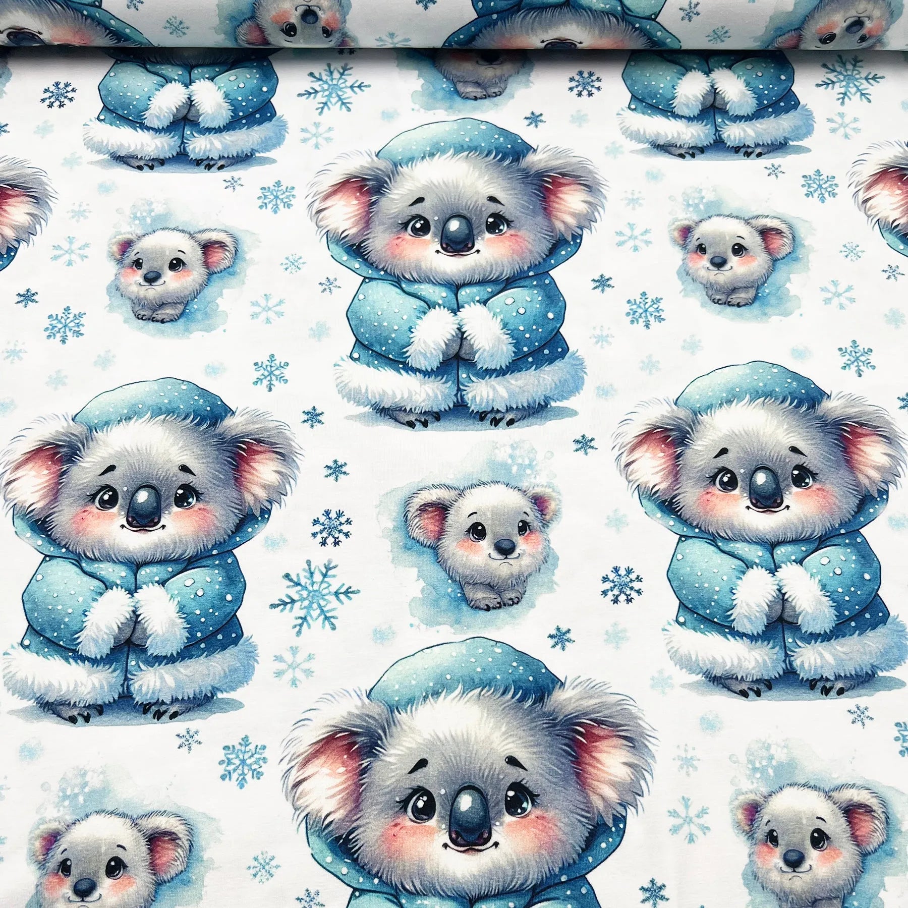 Tissu Jersey de Coton Koala