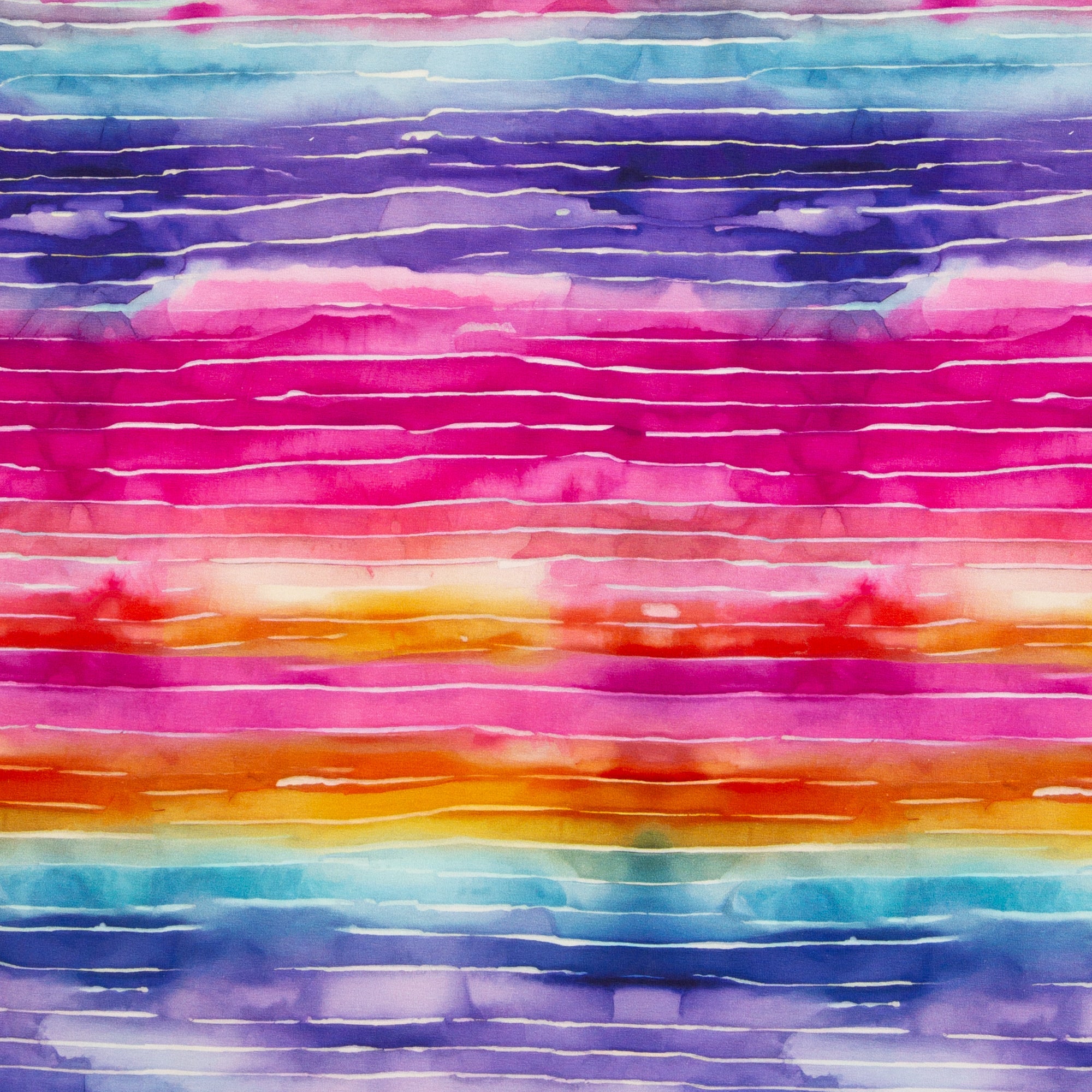 Tissu Jersey de Coton Ligné coloré