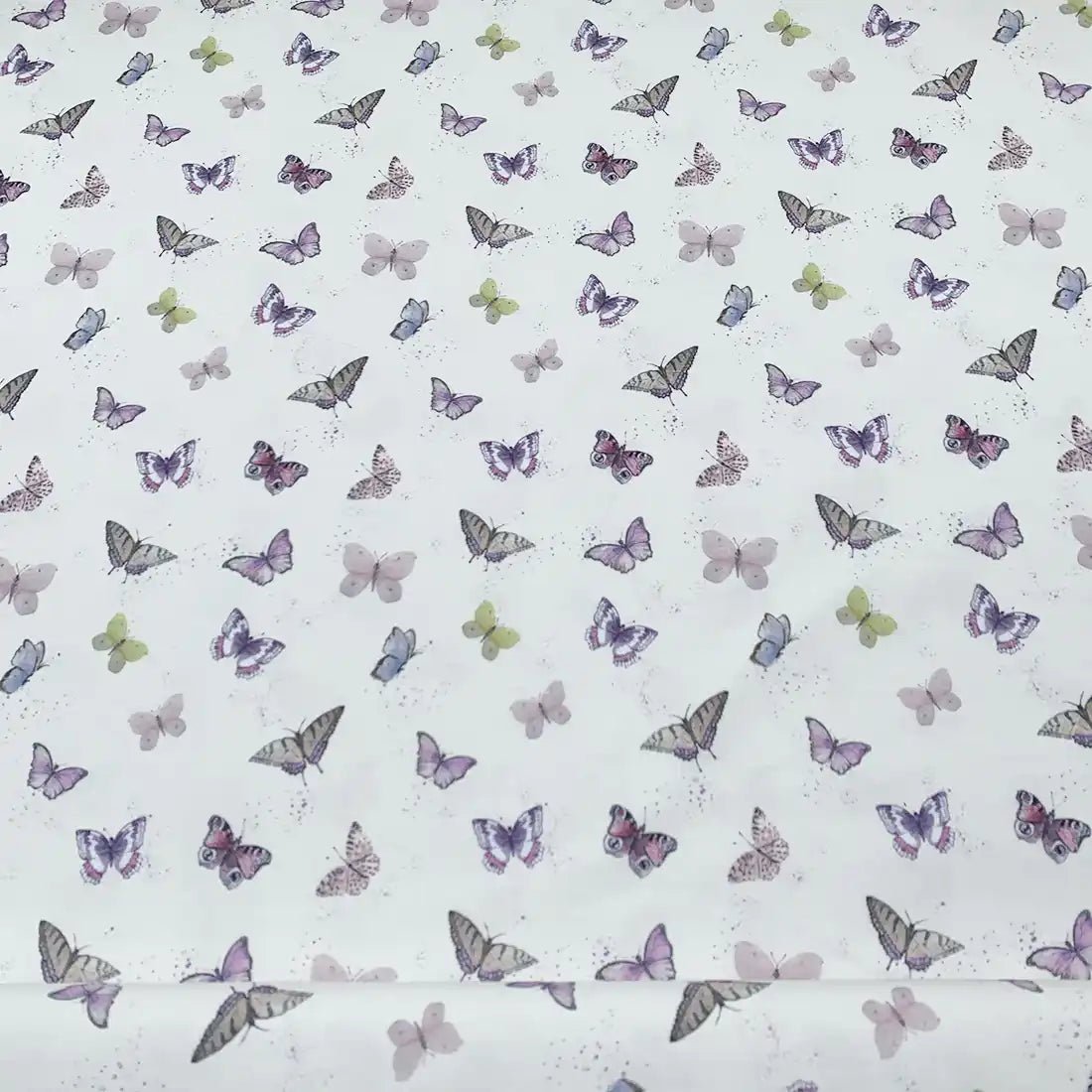 Tissu Jersey de Coton Papillons