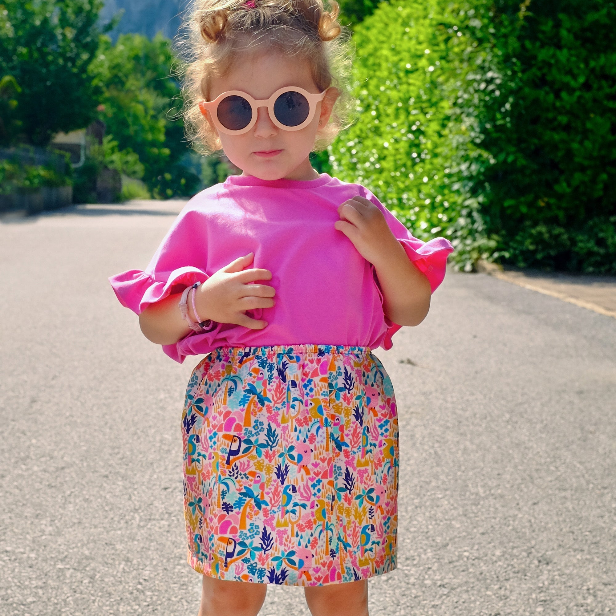 Tissu Jersey de Coton safari coloris