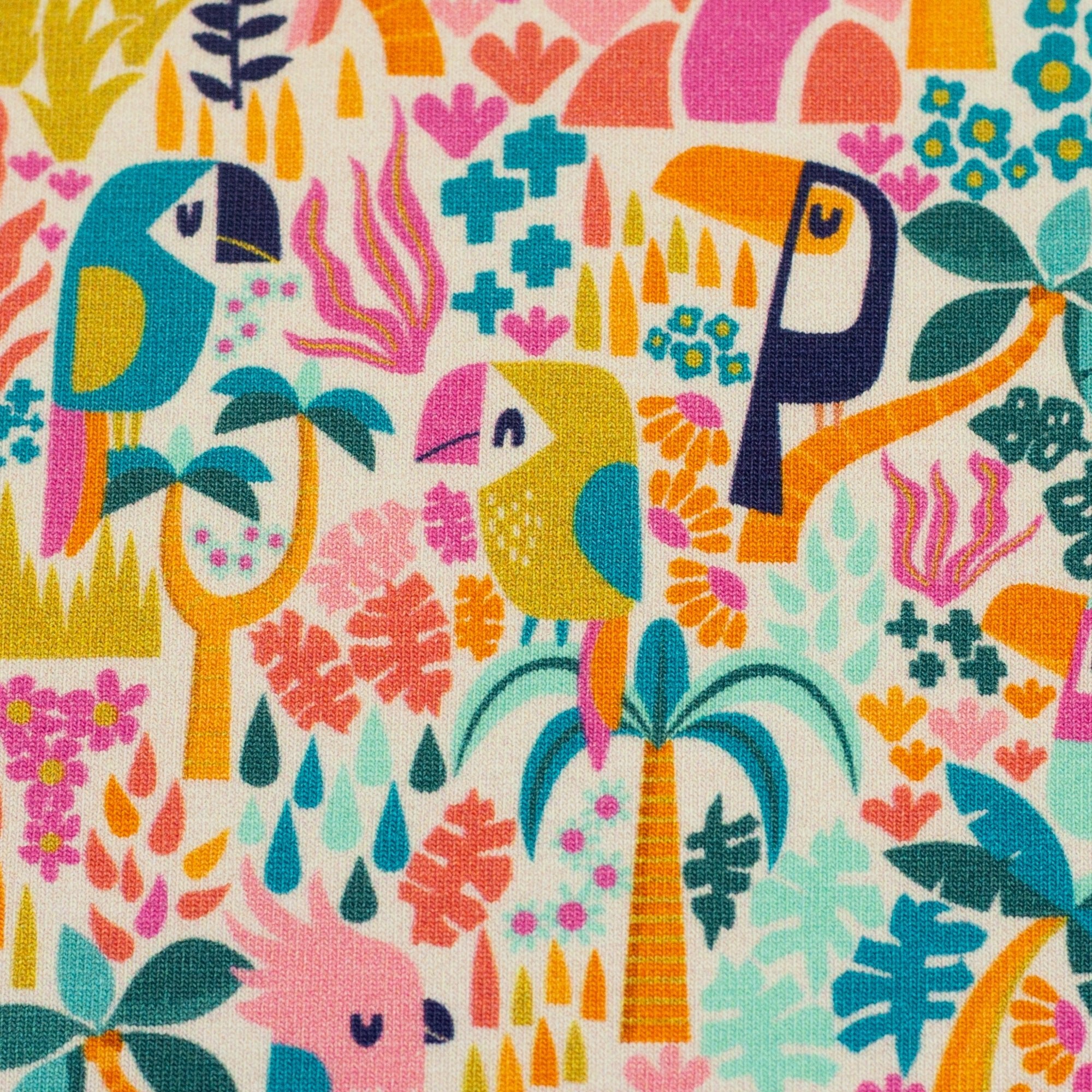 Tissu Jersey de Coton safari coloris