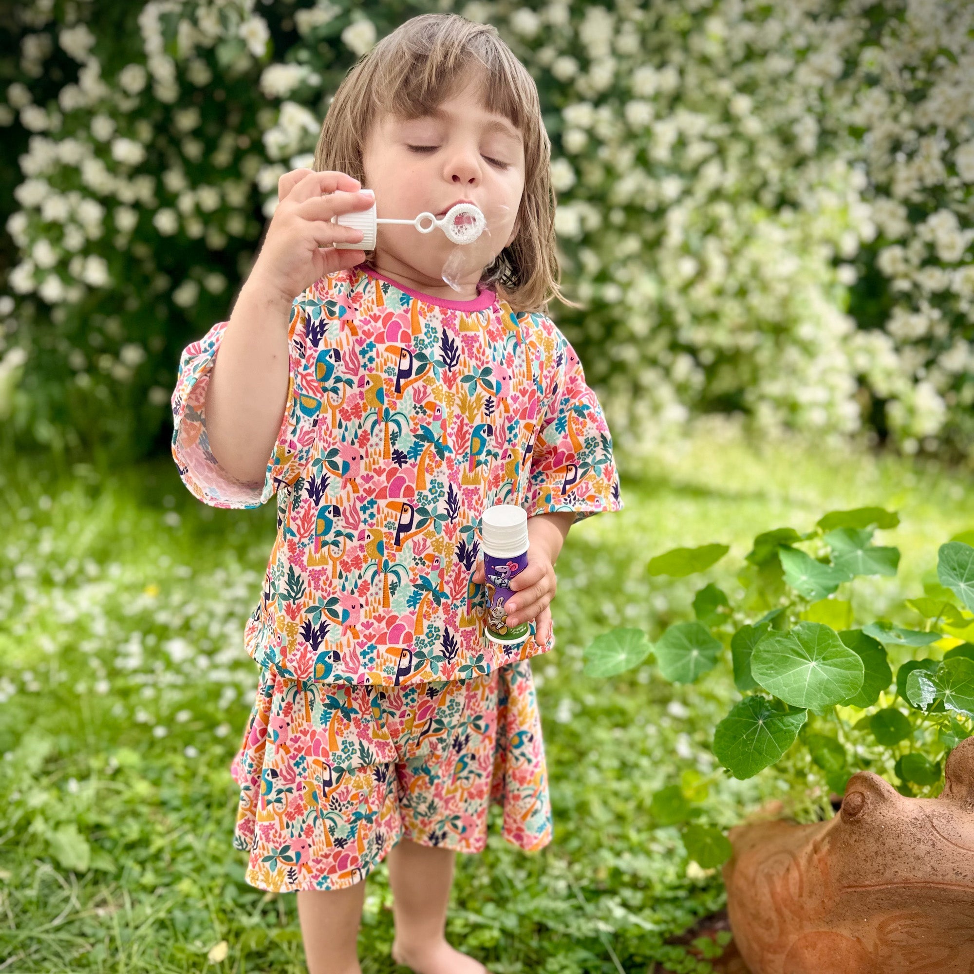 Tissu Jersey de Coton safari coloris