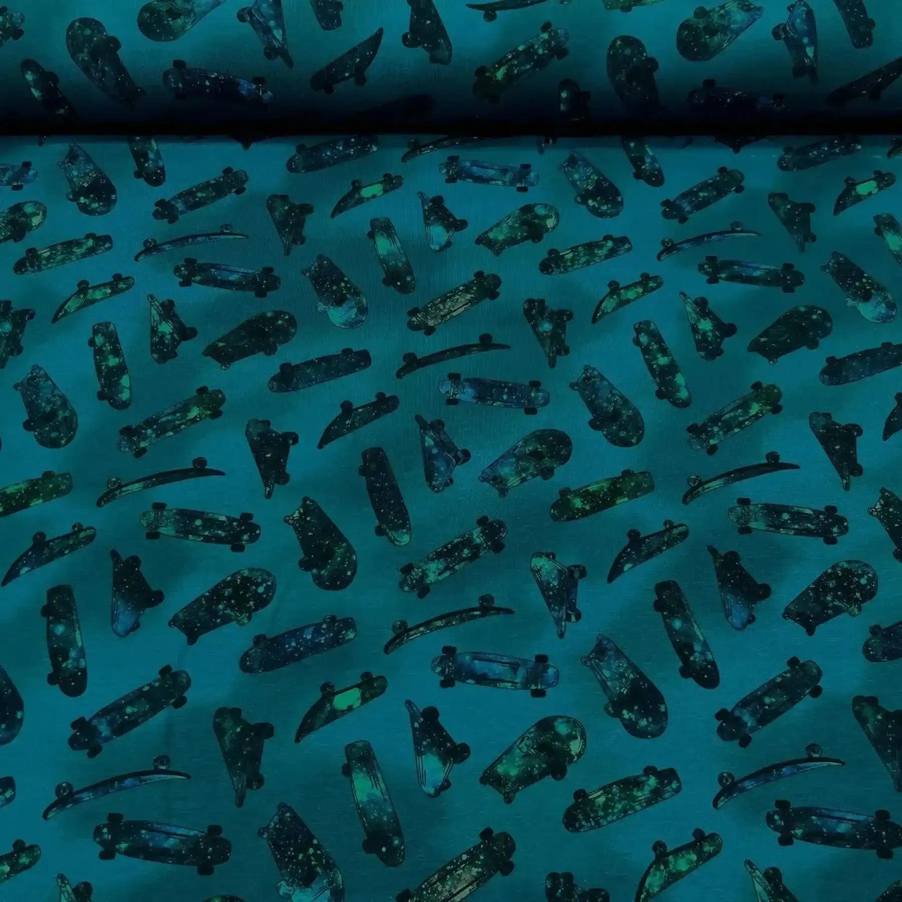 Tissu jersey de coton skateboard