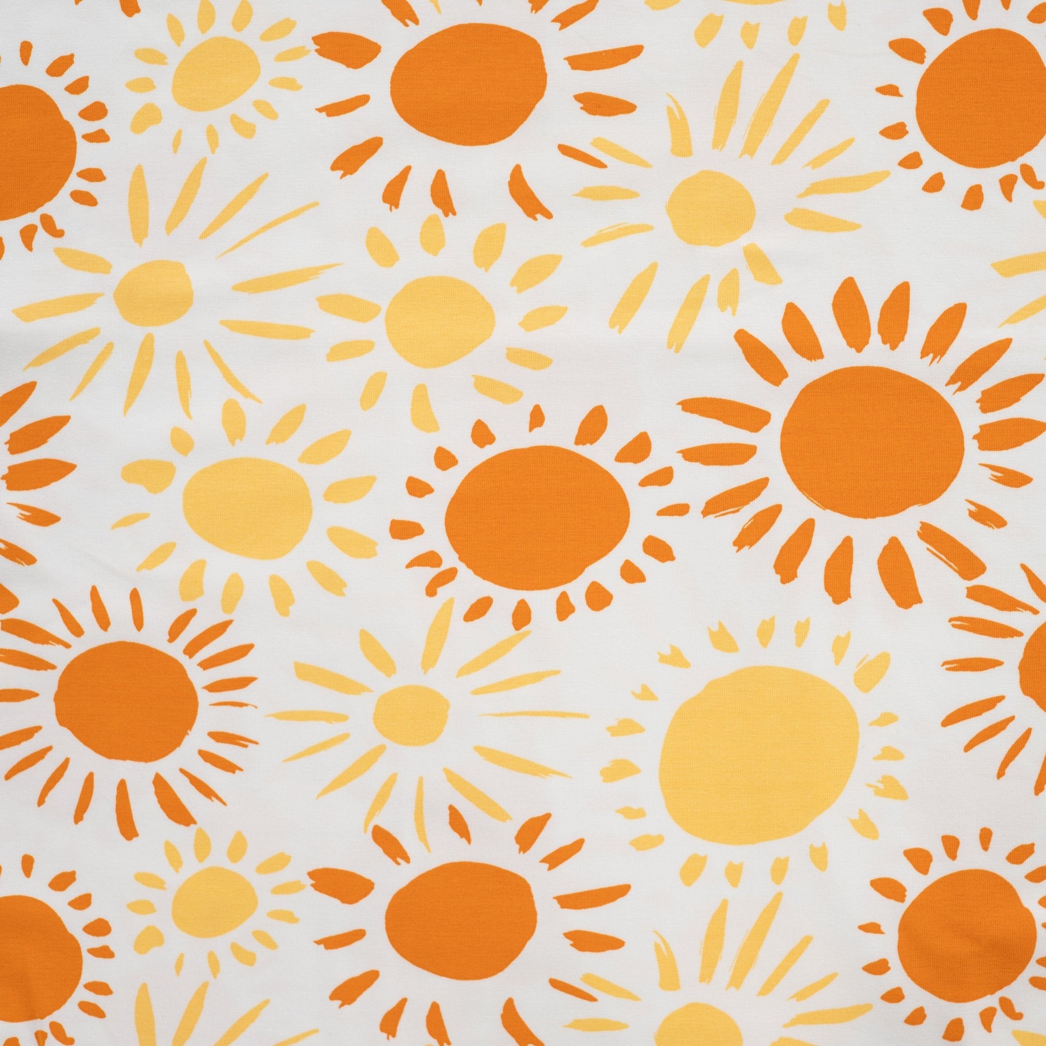 Tissu Jersey de Coton Soleil