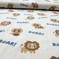 Tissu Jersey de Coton Tigre Roar