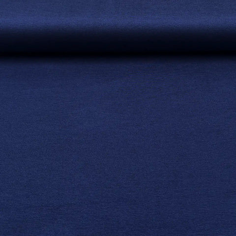 Tissu Jersey de Punto bleu marine
