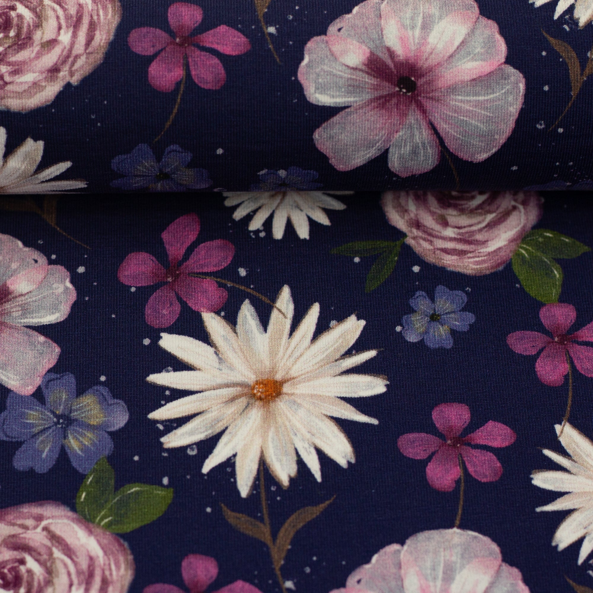 Tissu Jersey French Terry violette