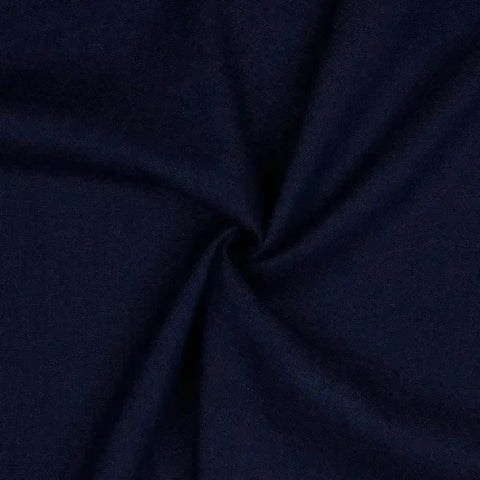 Tissu Lin bleu marine