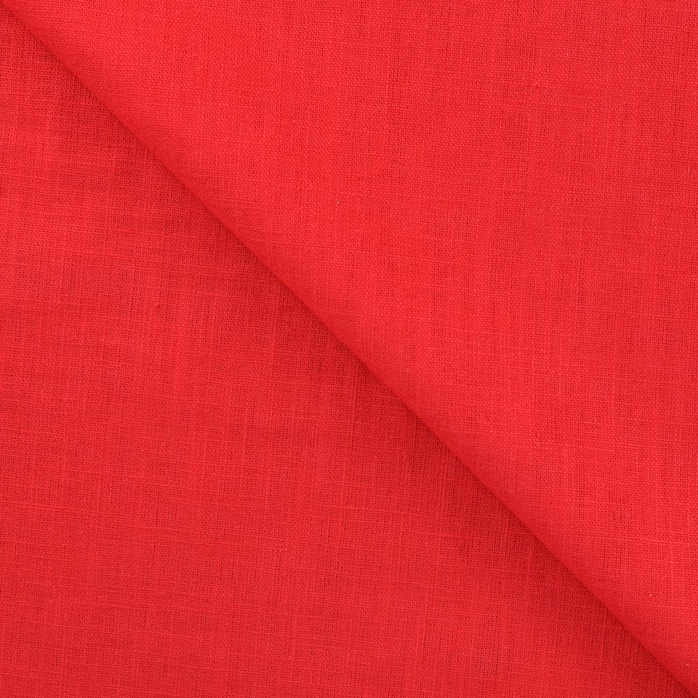 Tissu_lin_uni_corail