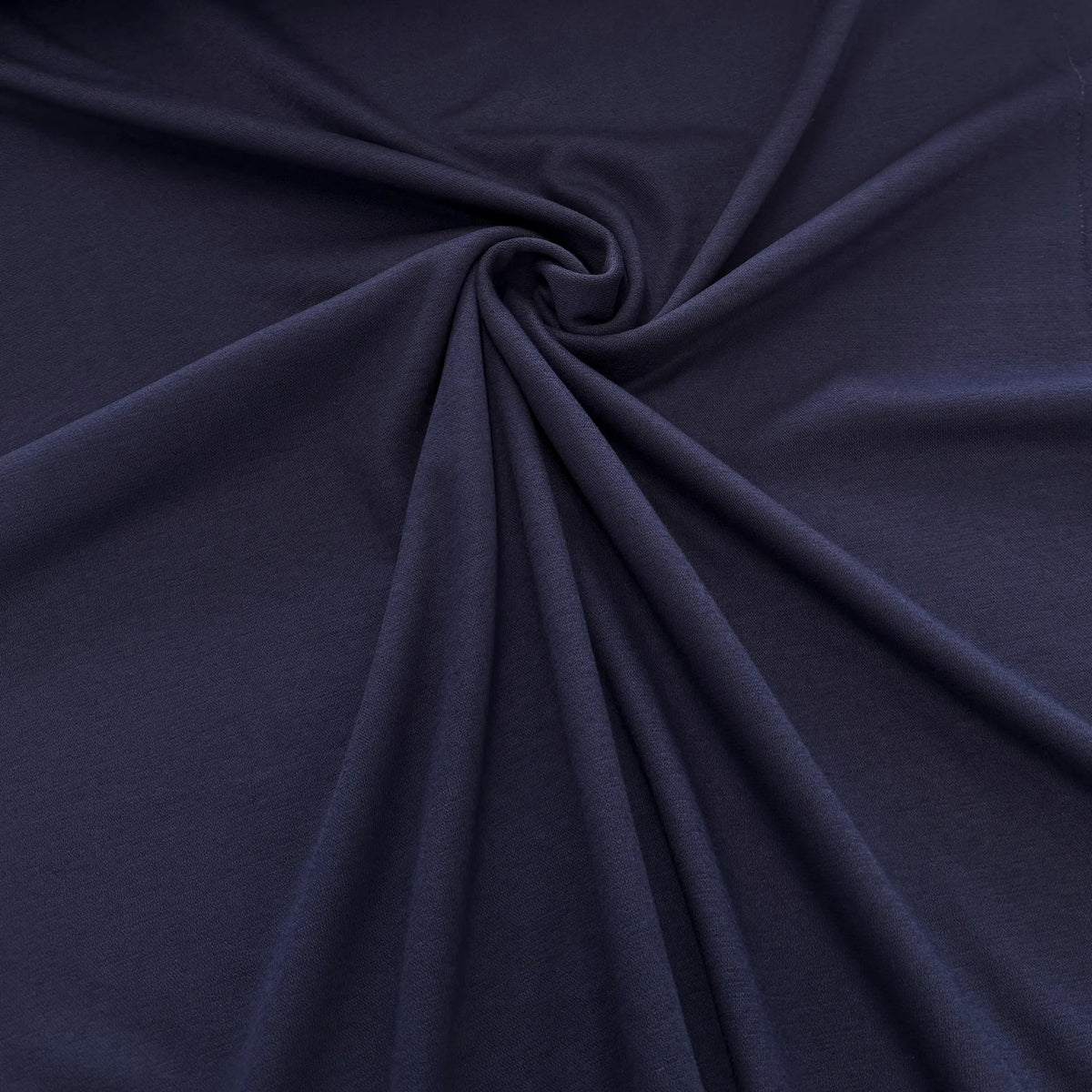 Tissu maille tricot bleu marine