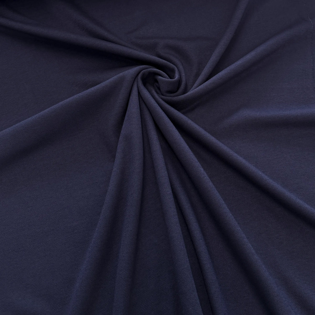 Tissu maille tricot bleu marine