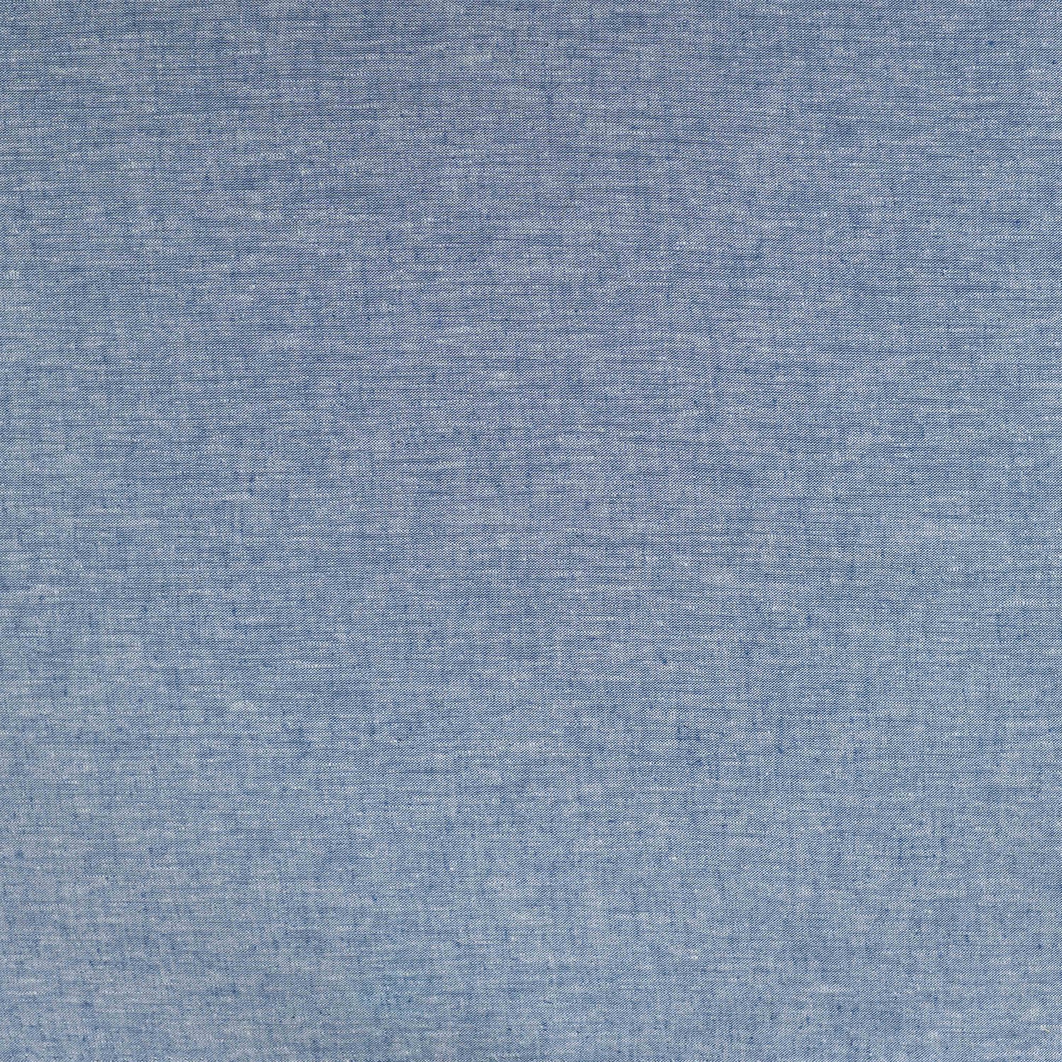 Tissu mélange lin bleu
