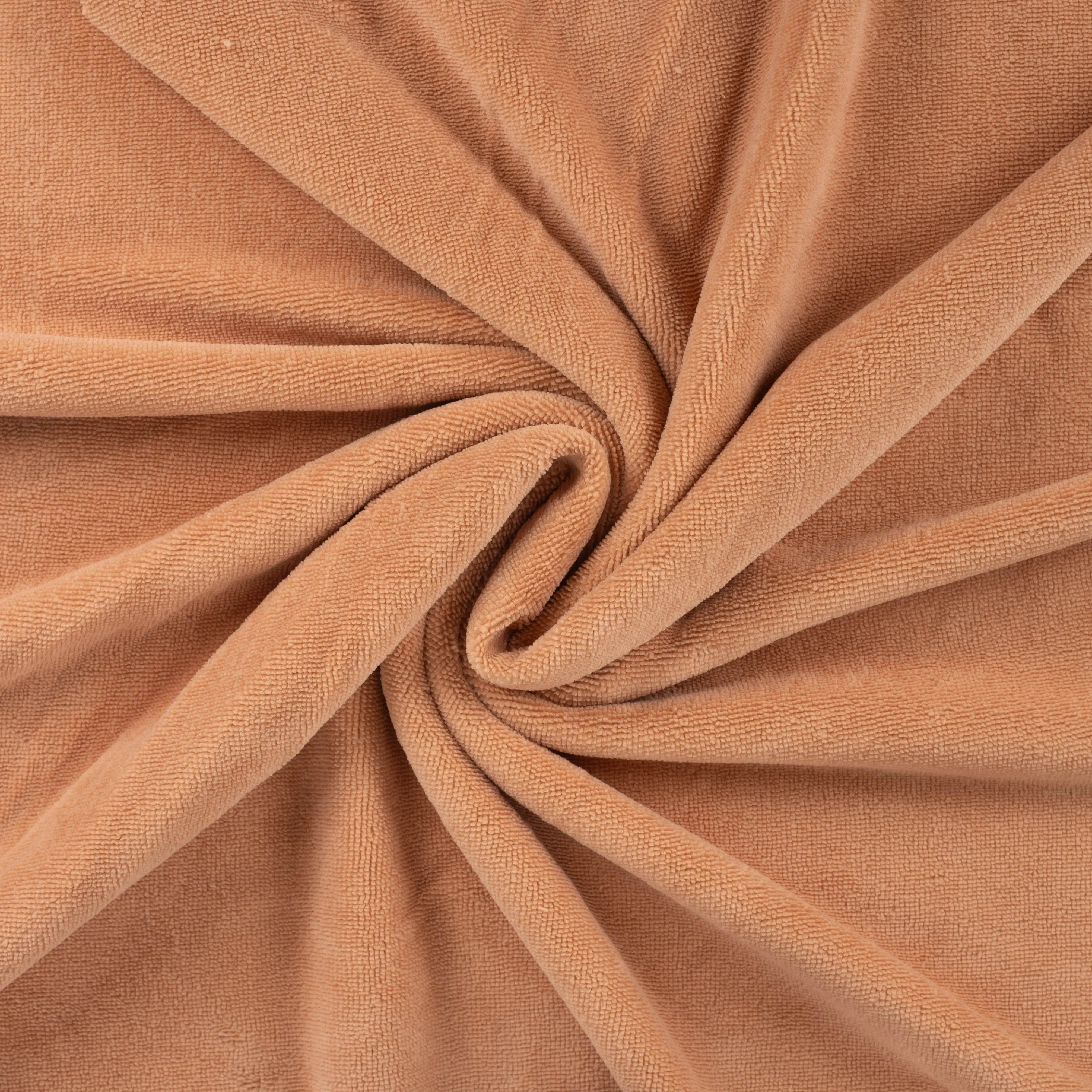 Tissu micro éponge saumon