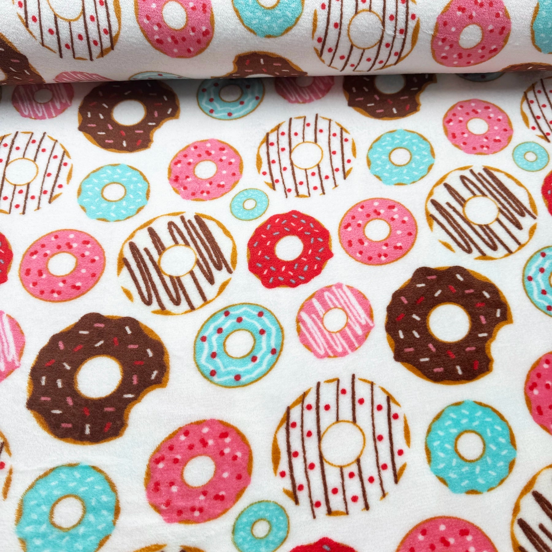 Tissu Minky Donnut