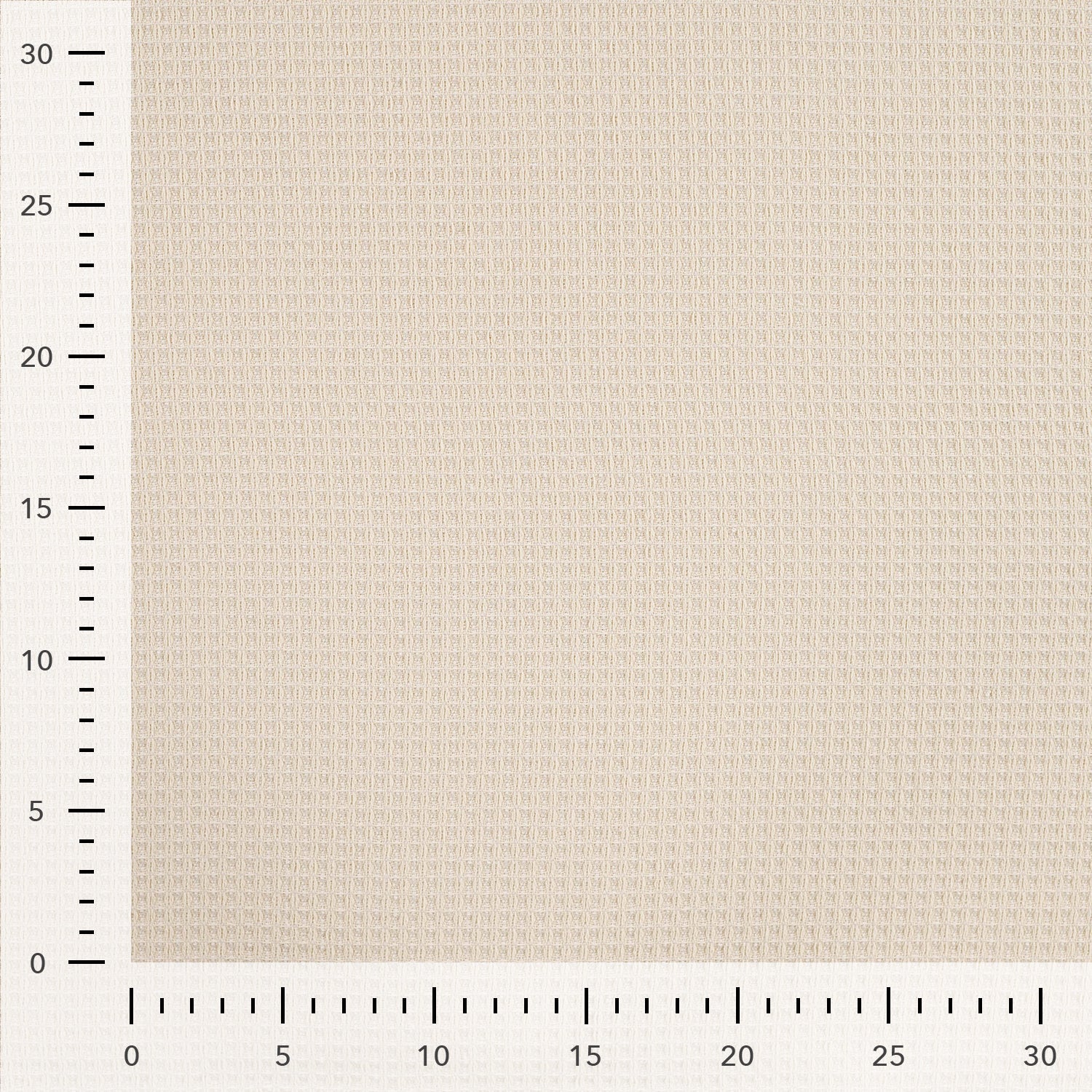 Tissu nid d’abeille doublé d’éponge Beige