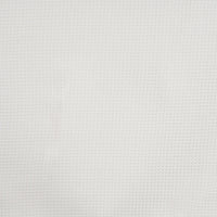 Tissu nid d’abeille doublé d’éponge blanc
