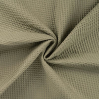 Tissu nid d'abeille kaki