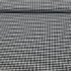 Tissu pied de poule moyen noir et blanc