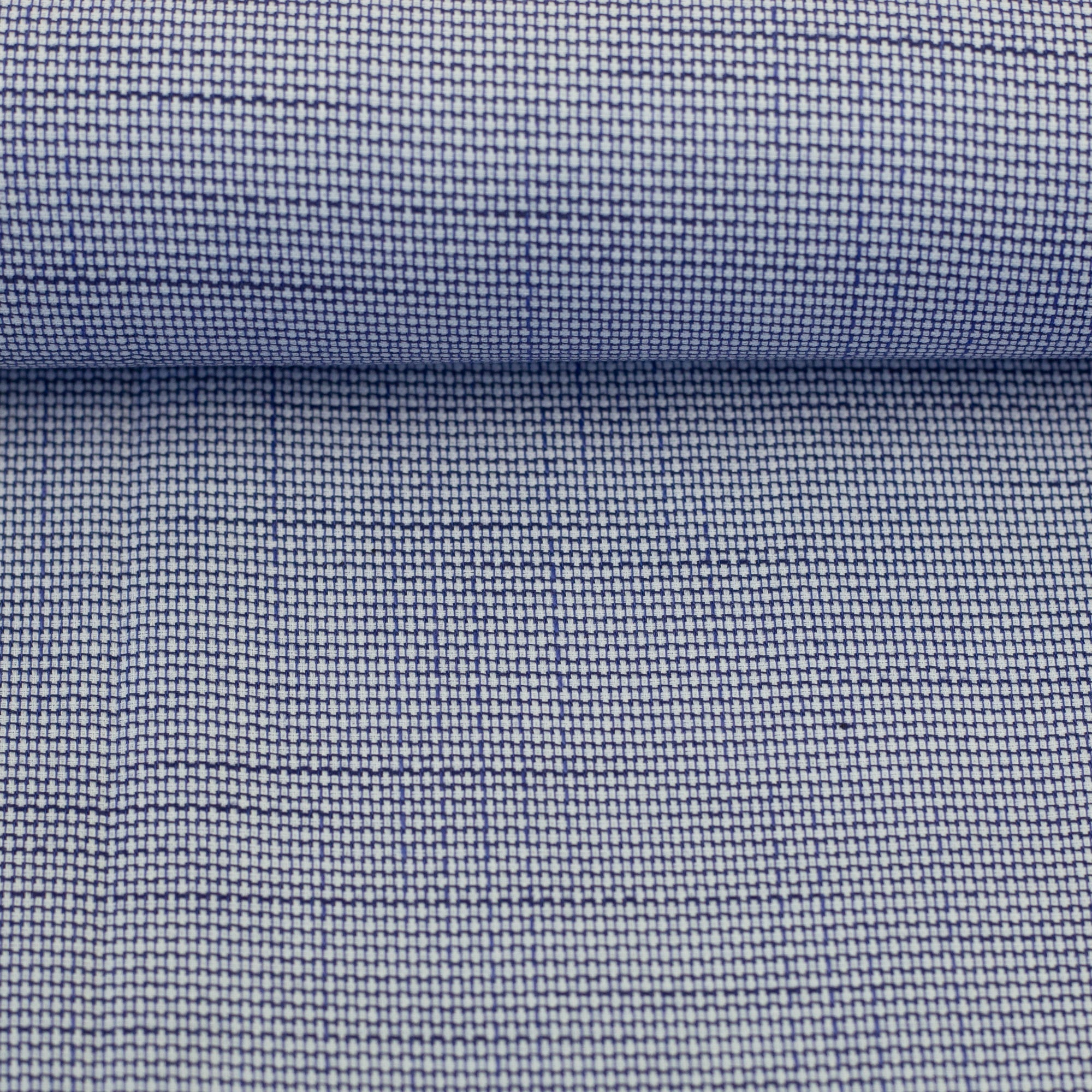 Tissu pin point oxford bleu foncé