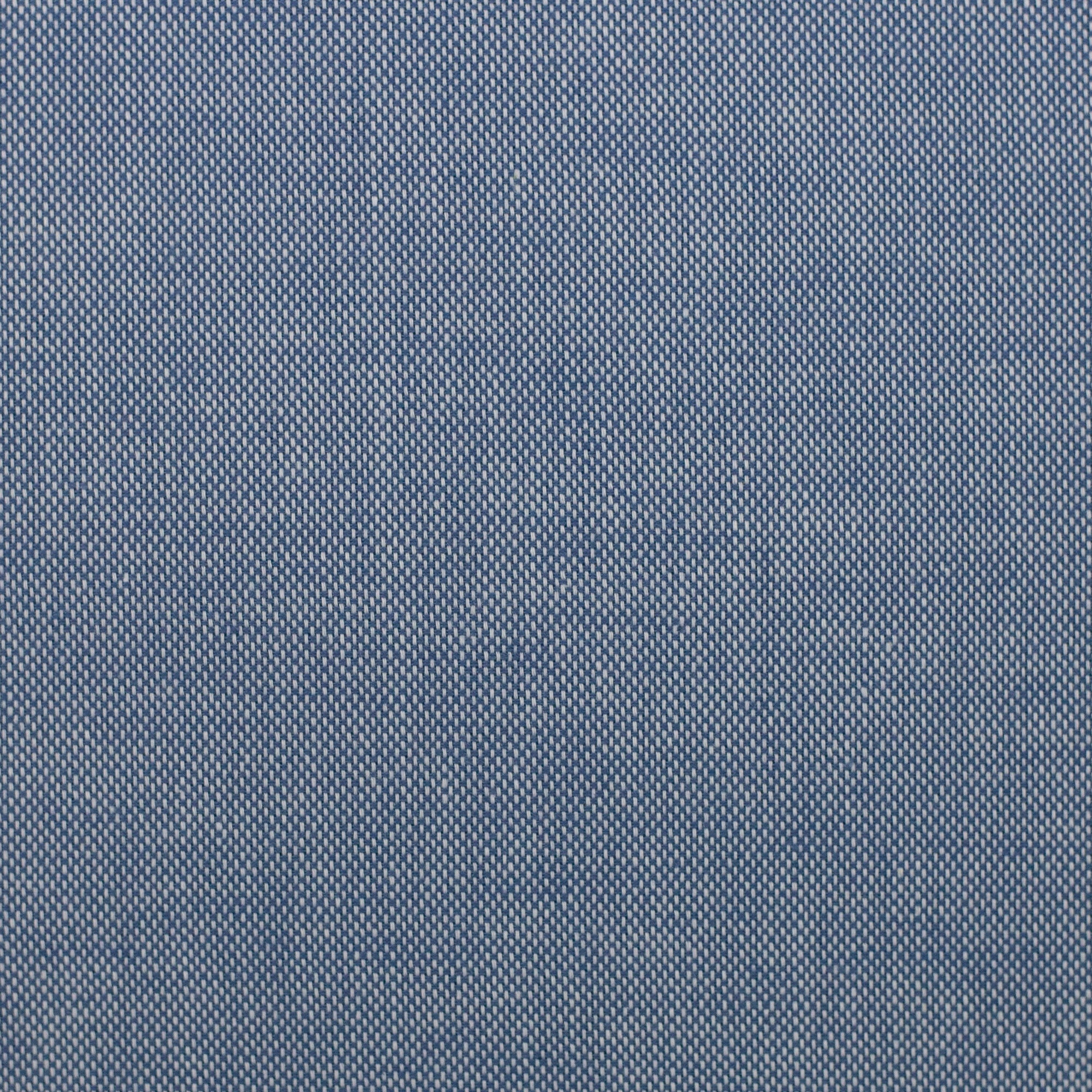 Tissu pin point oxford bleu