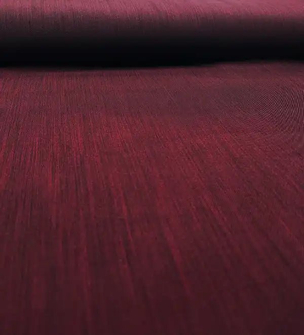 Tissu polyester emporio bordeaux