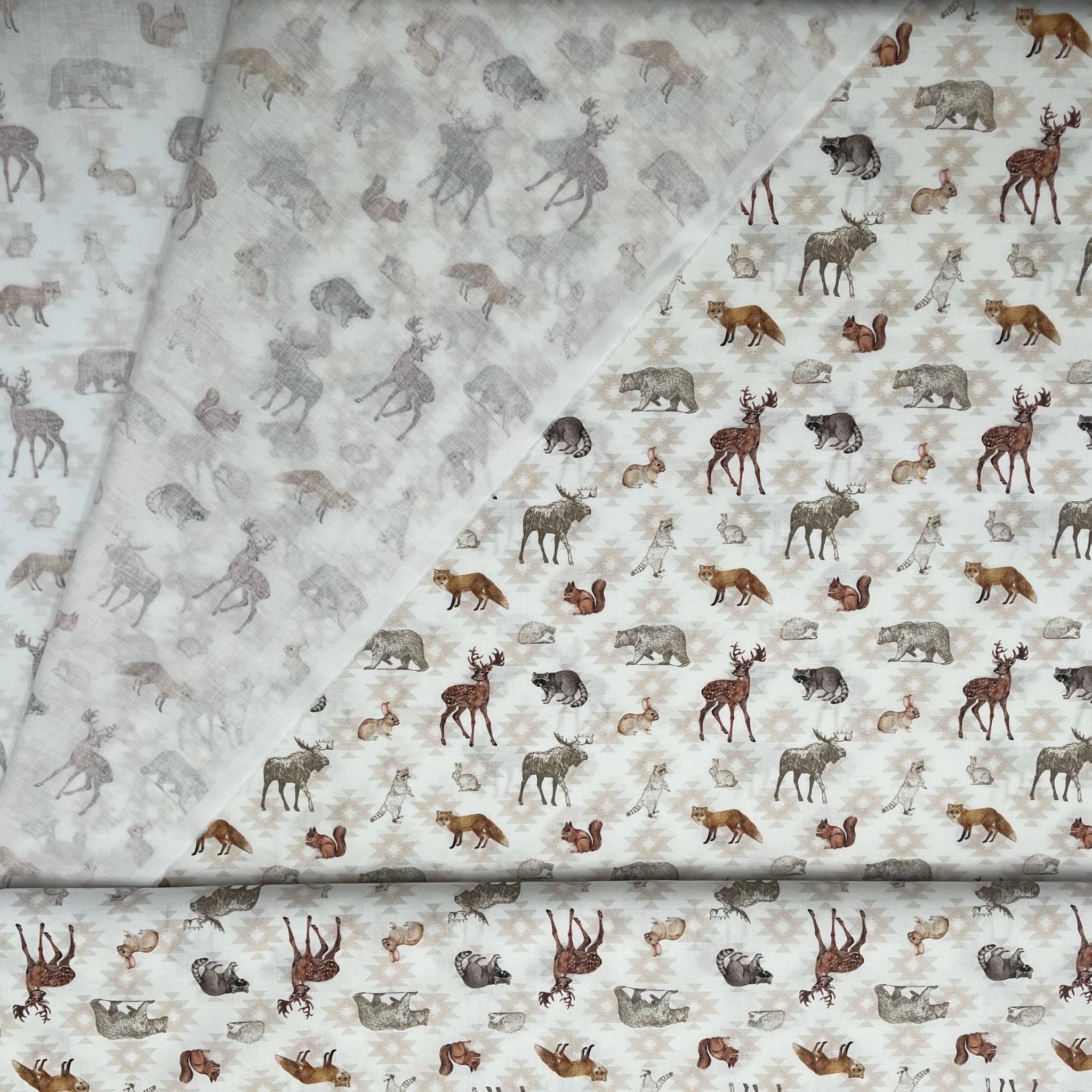 popeline animaux de la foret