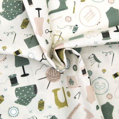 Tissu Popeline de coton Atelier de couture