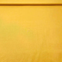 Tissu popeline de coton bio ocre