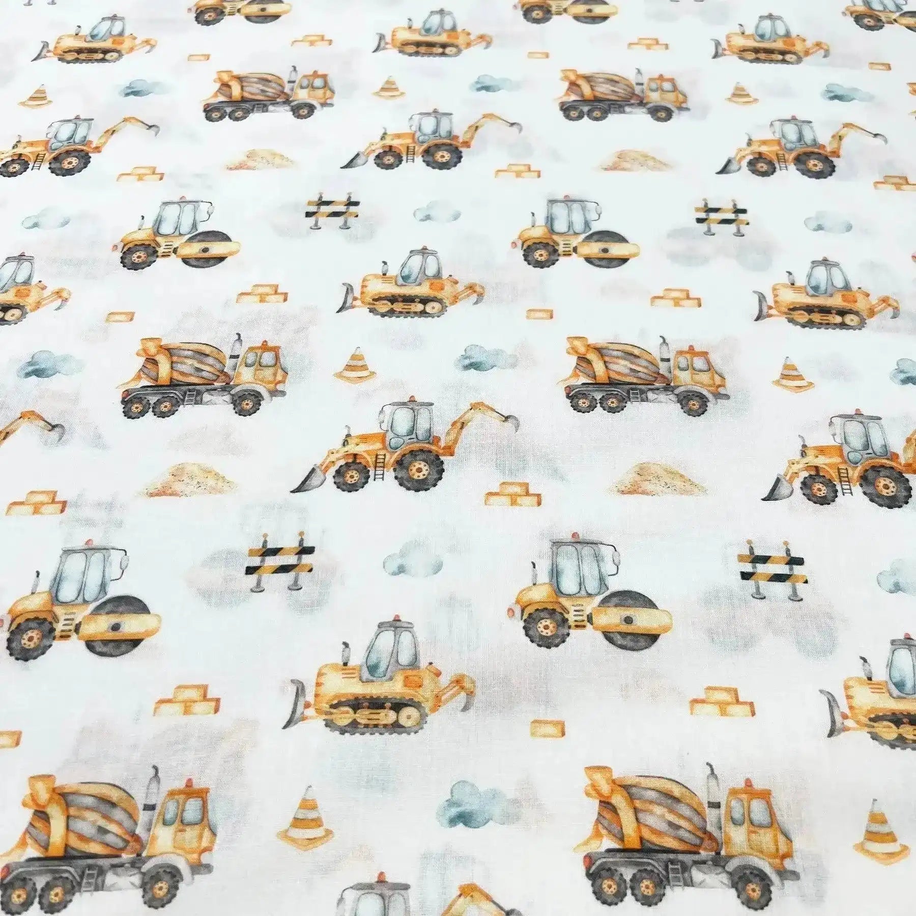 Tissu Popeline de coton camion