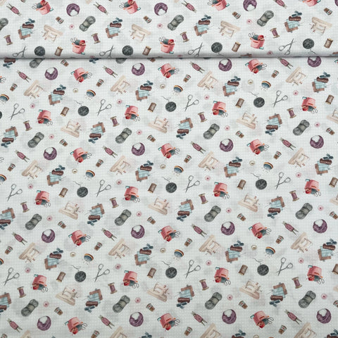 Tissu Popeline de Coton Couture