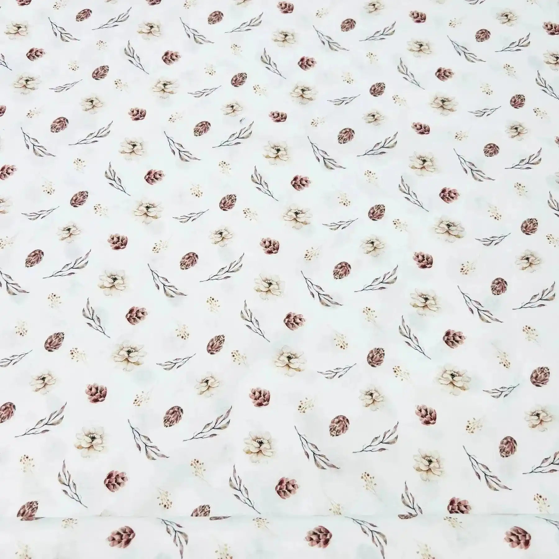 Tissu Popeline de coton pomme de pain