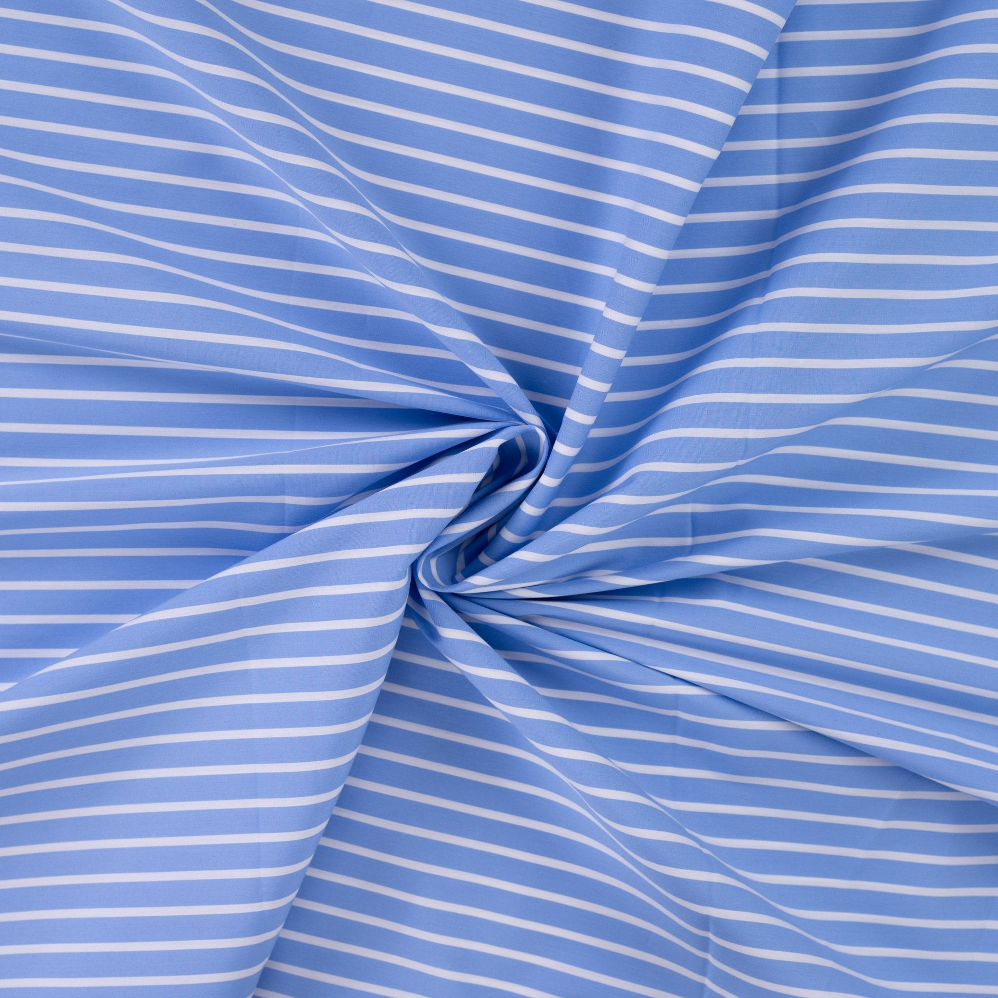 Tissu Popeline de coton stretch lignée