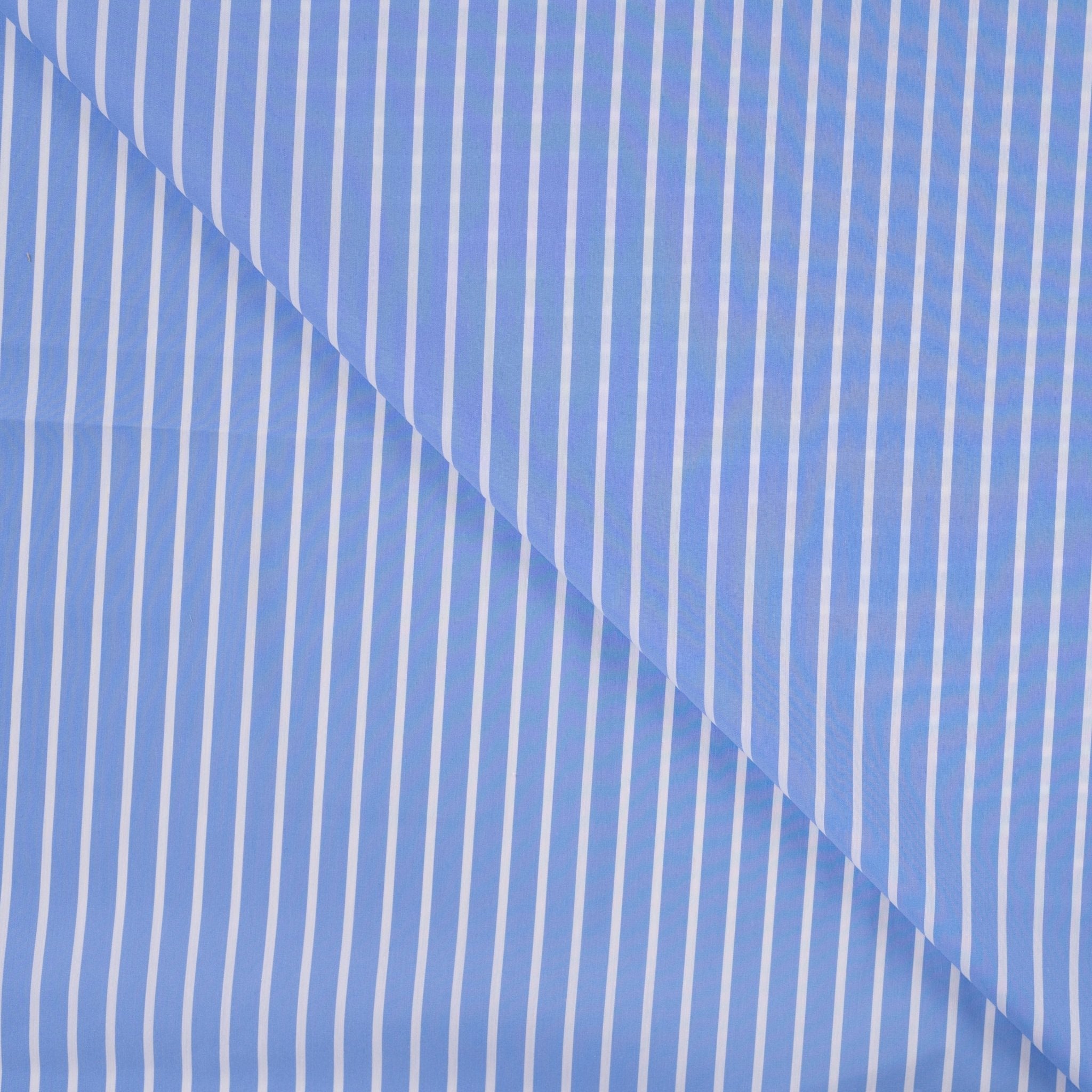 Tissu Popeline de coton stretch lignée