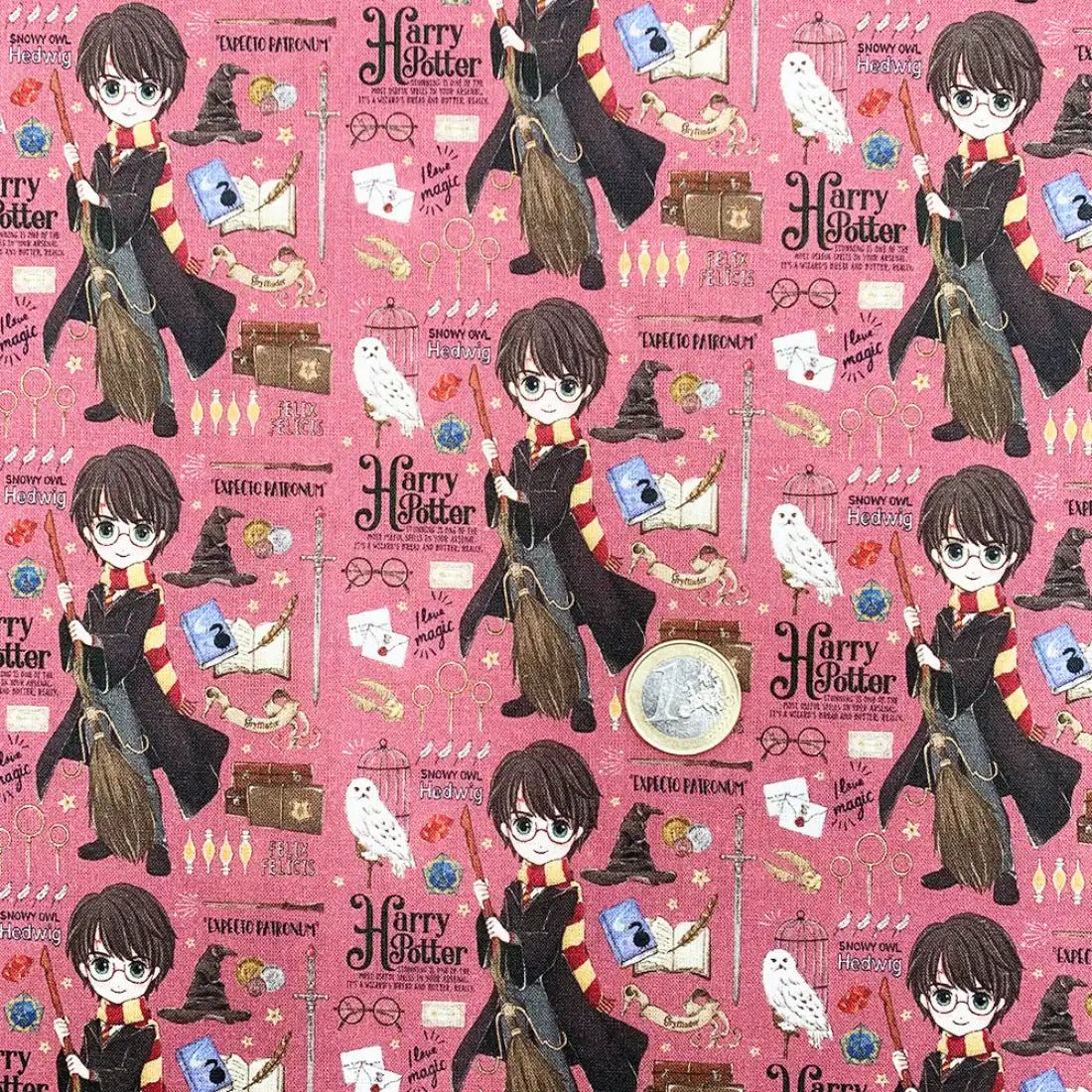 Tissu Popeline Harry Potter
