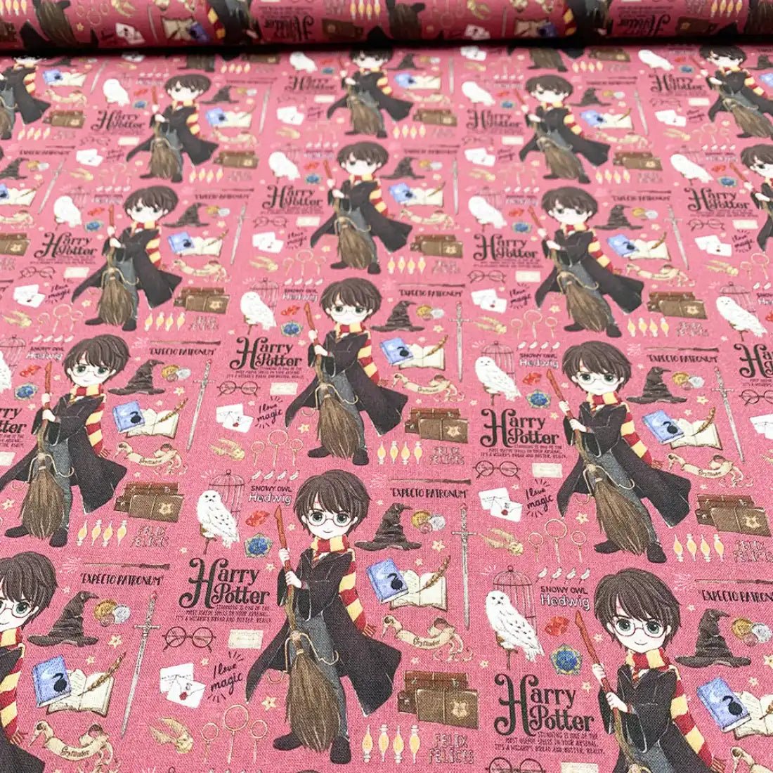 Tissu Popeline Harry Potter