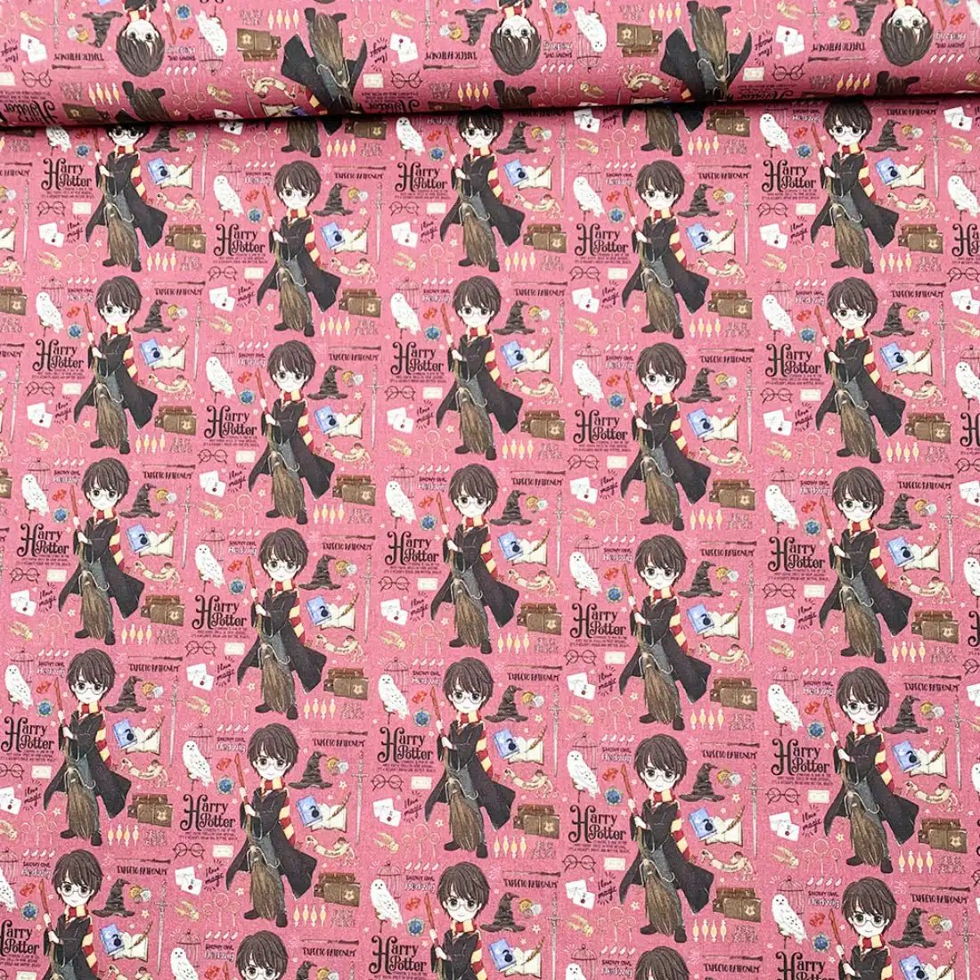 Tissu Popeline Harry Potter