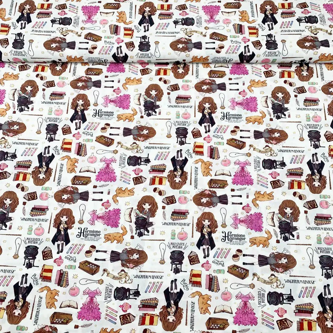 Tissu Popeline Harry Potter - Hermione