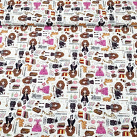 Tissu Popeline Harry Potter - Hermione