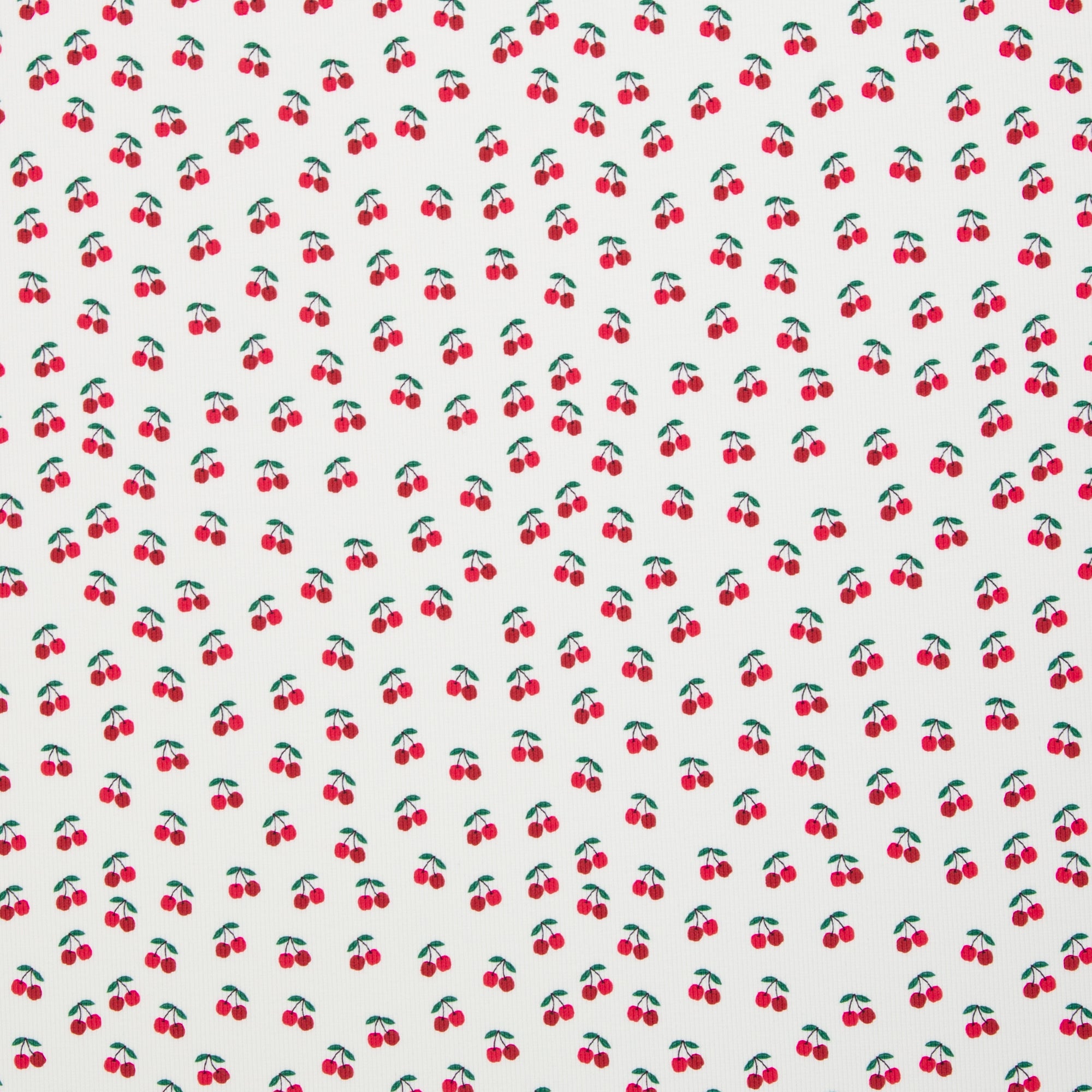 Tissu Jersey Rib cerise