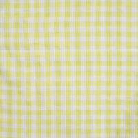 Tissu Seersucker vichy jaune